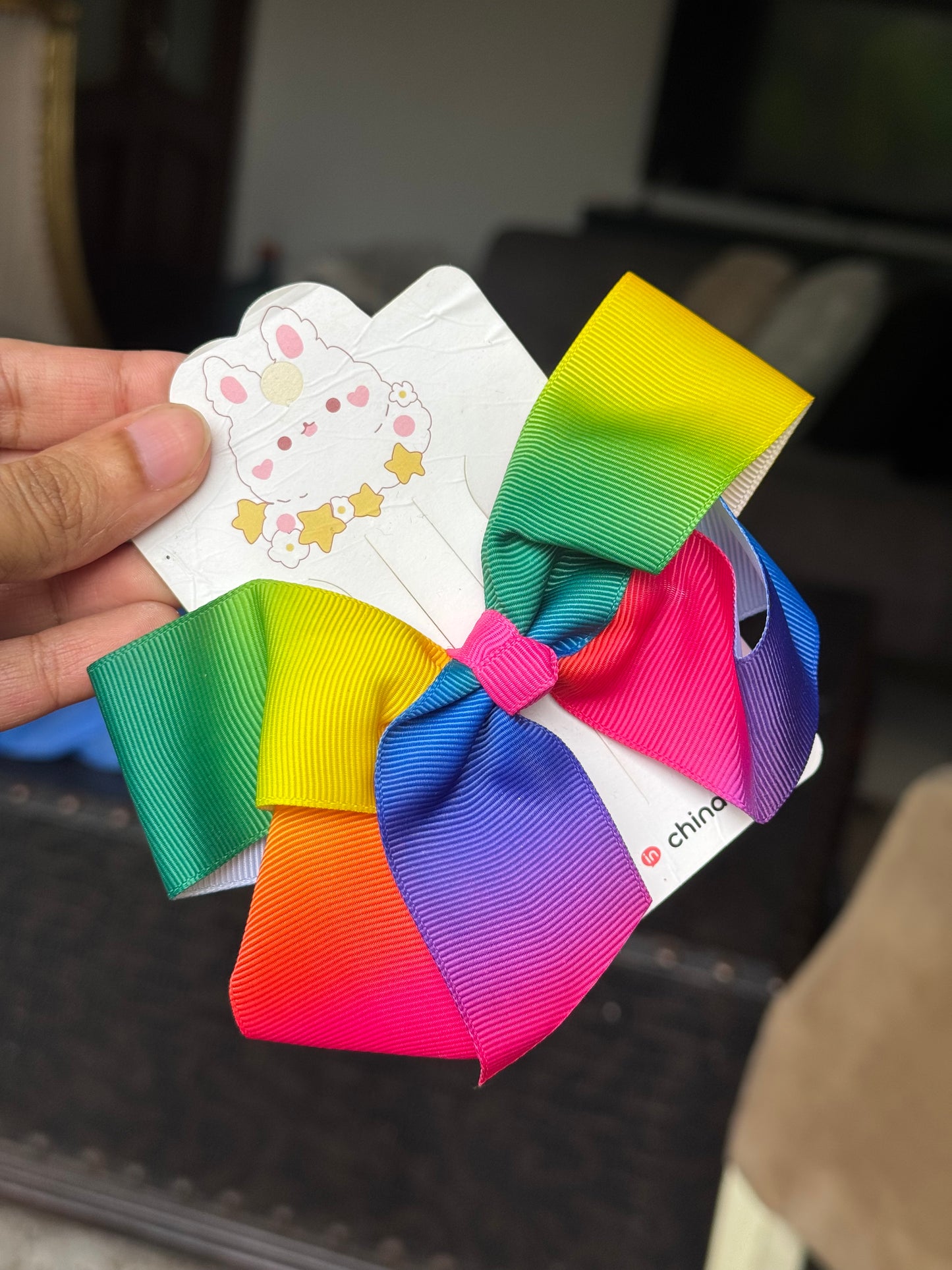 H8 RAINBOW KIDS HAIR BOW