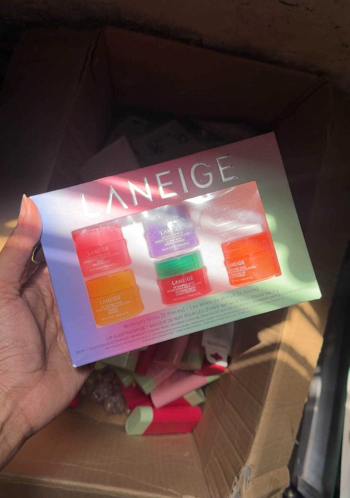 LANEIGE LIP BALM SET OF 5 MINIS