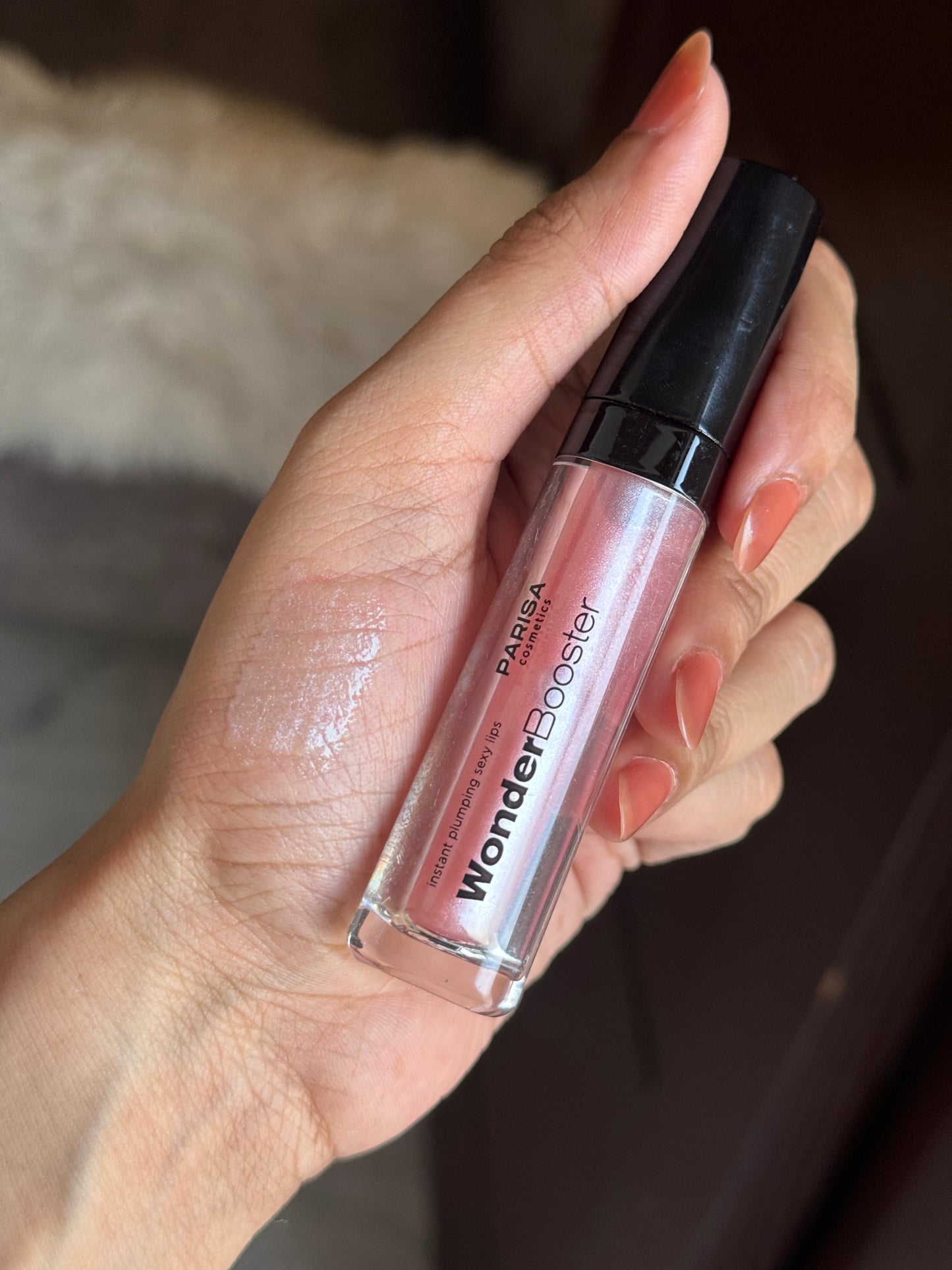 WONDER BOOSTER LIP PLUMPER BY PARISA COSMETICS INFUSED WITH PEACH