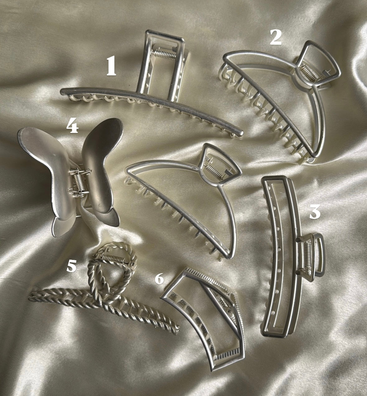 E30 METAL HAIR CLAWS