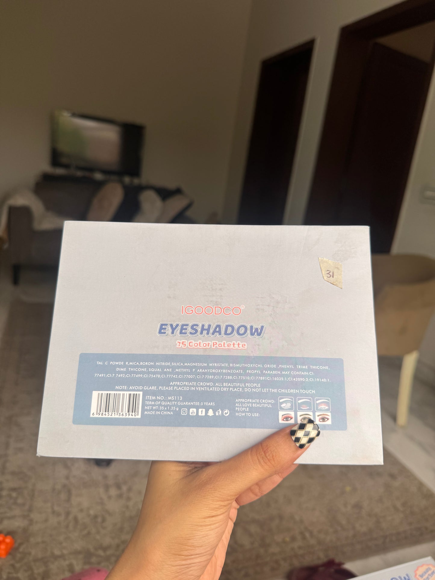 31 NUDE EYESHADOW PALETTE