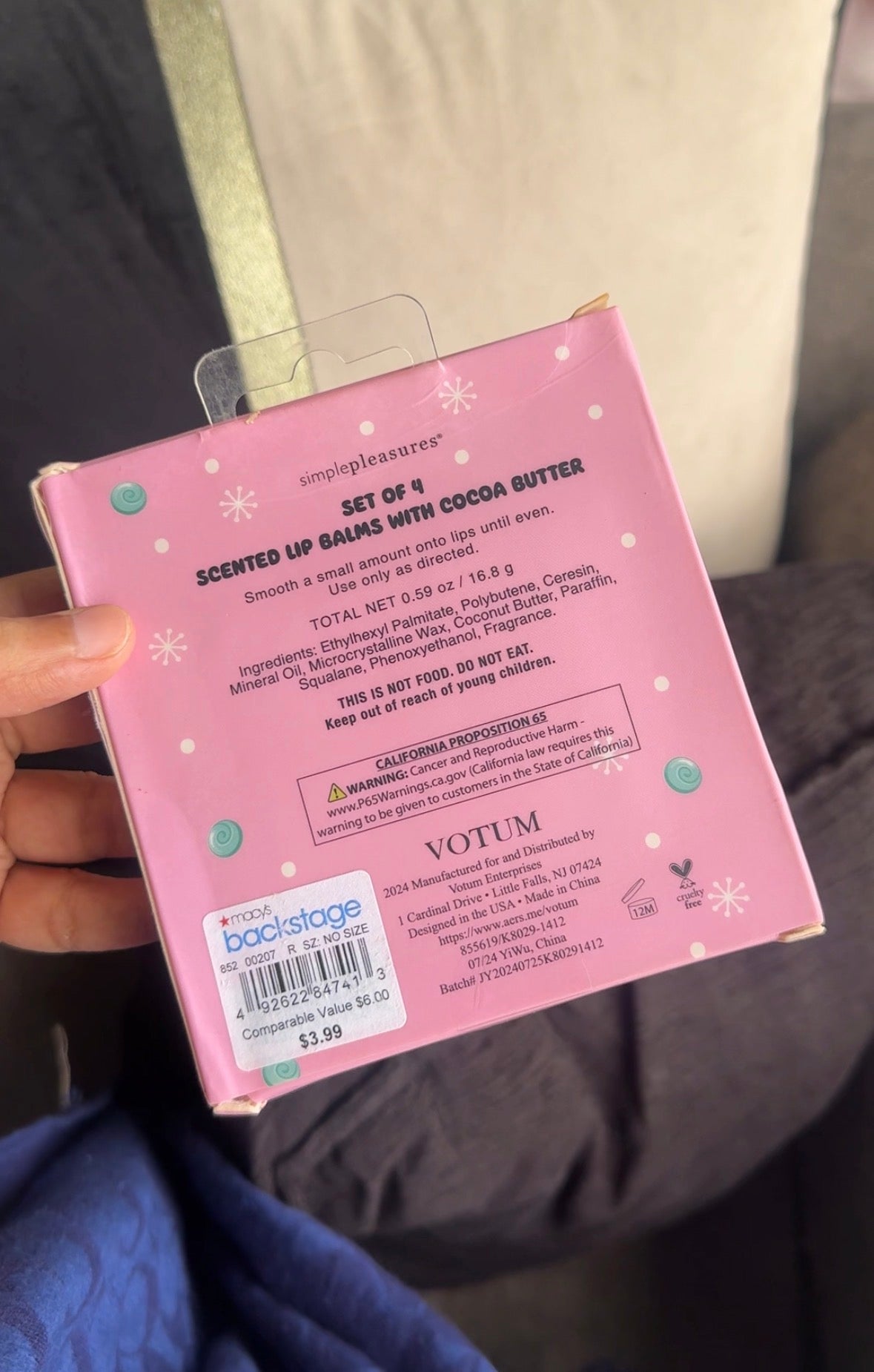 CUTIE LIP BALM GIFT SET