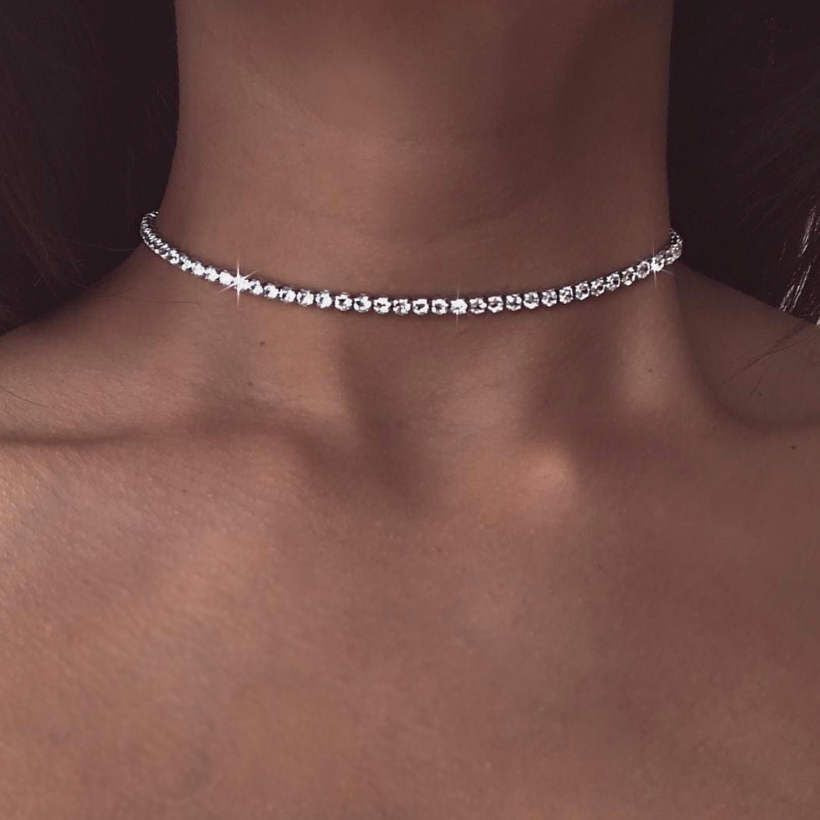 A176 SILVER CHOKER