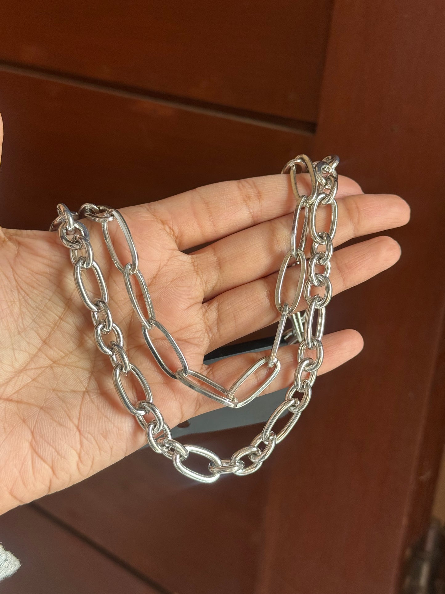 C253 FANCY GOTHIC CHAIN NECKLACE