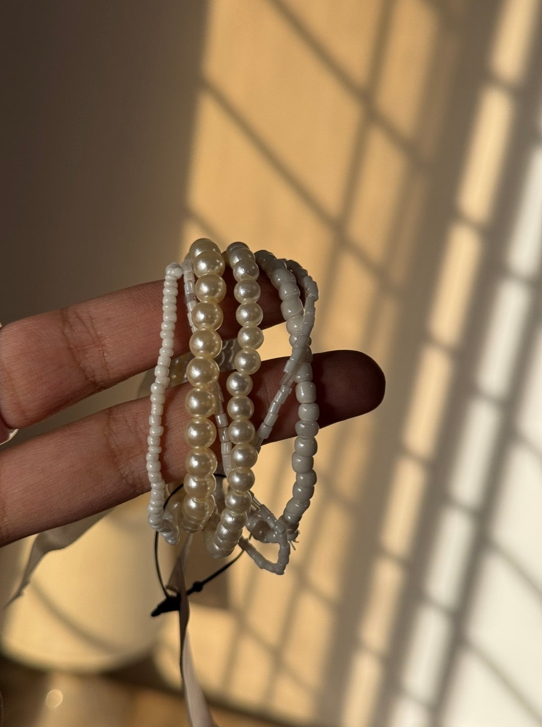 E212 PEARLS BRACELETS SET