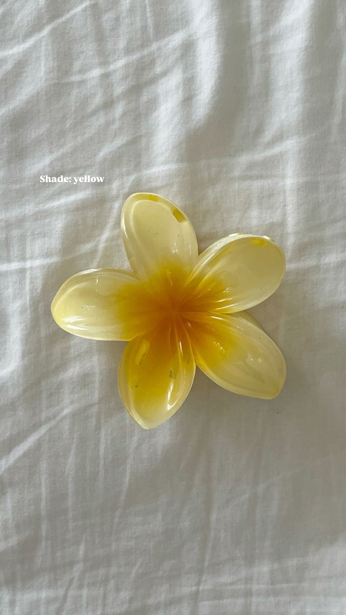 (A) LARGE FLOWER HAIR CLIP