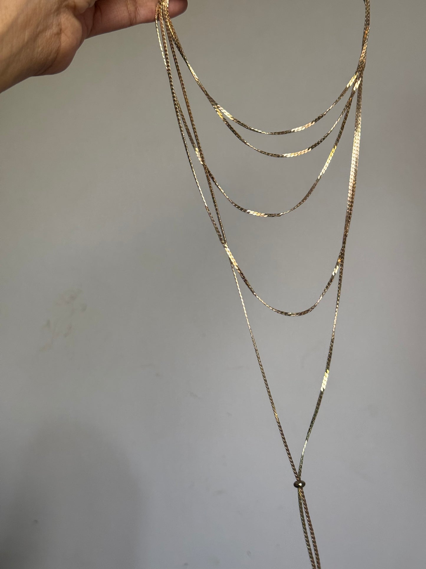 B13 LAYERED LONG NECKLACE