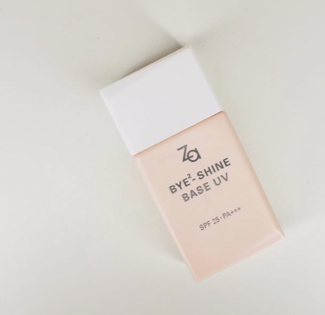 (D) ZA BASE BYE BYE SHINE PORE MINIMISING SUNSCREEN + PRIMER