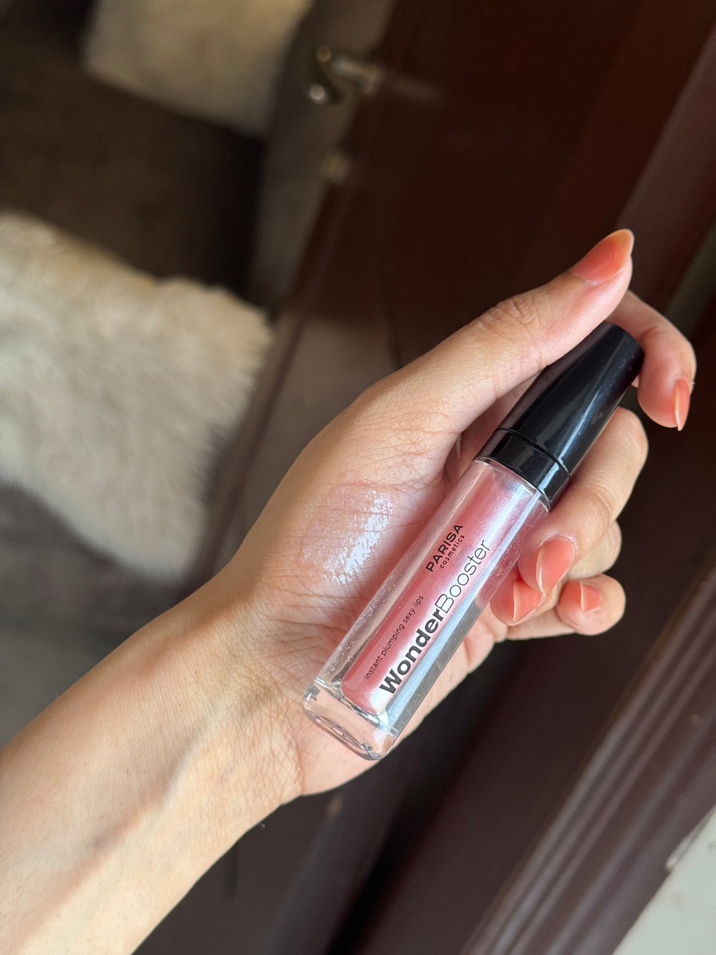 WONDER BOOSTER LIP PLUMPER BY PARISA COSMETICS INFUSED WITH PEACH