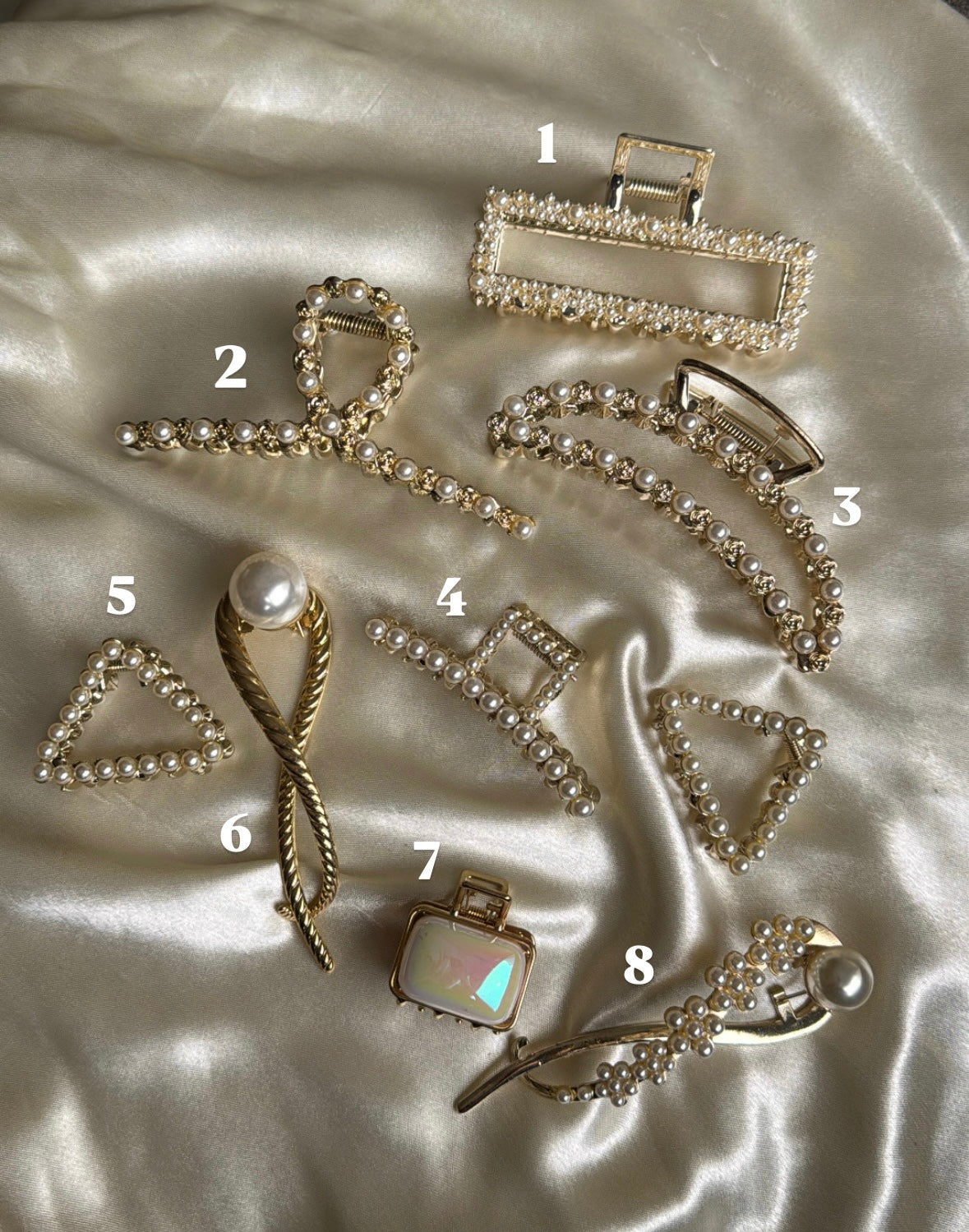 E27 METAL FANCY HAIR CLAWS