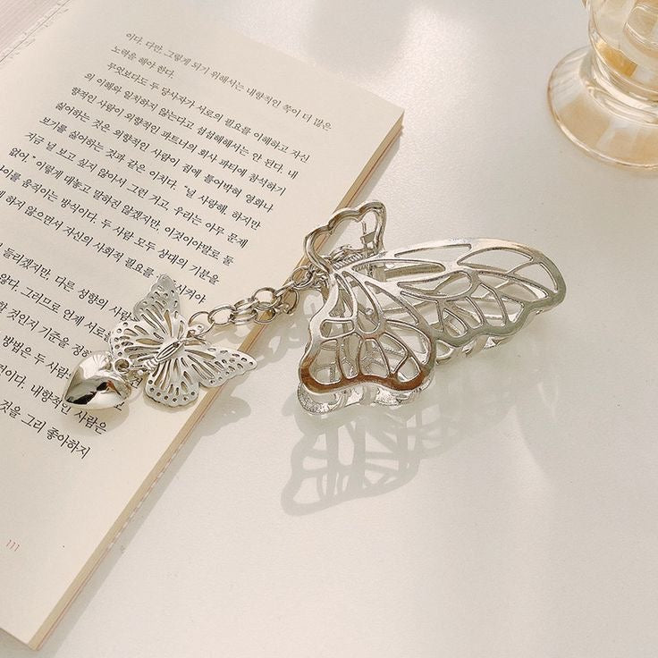 C71 BUTTERFLY METAL HAIR CLAW