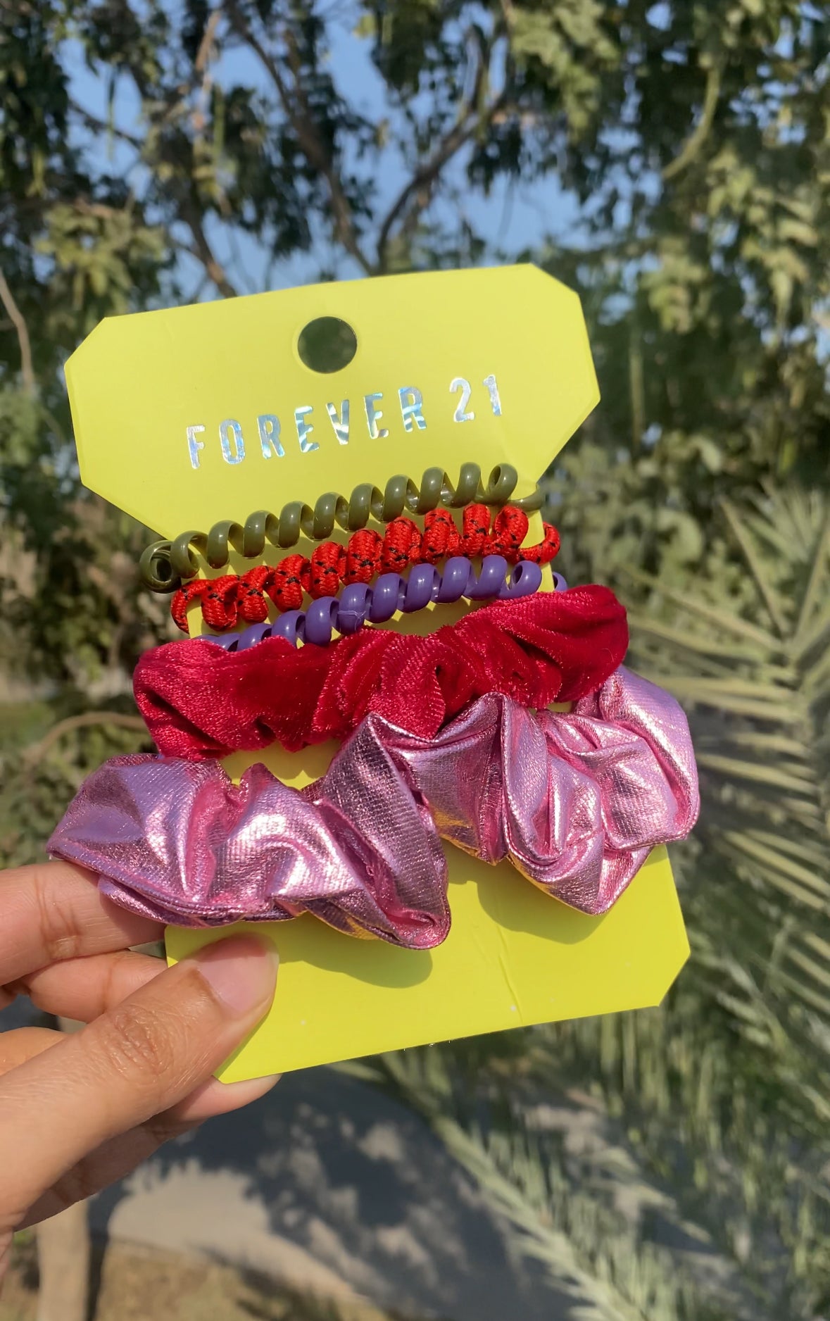 A336 FOREVER 21 SCRUNCHIE SET