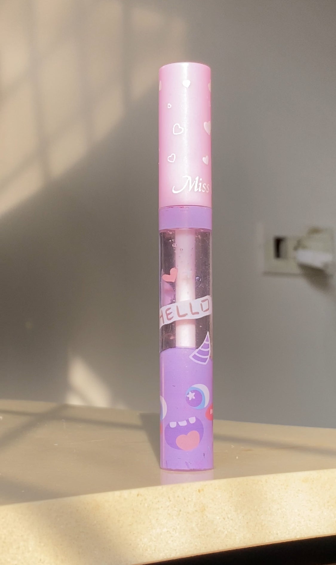 PURPLE SUPER CUTE COLOR CHANGING LIPGLOSS