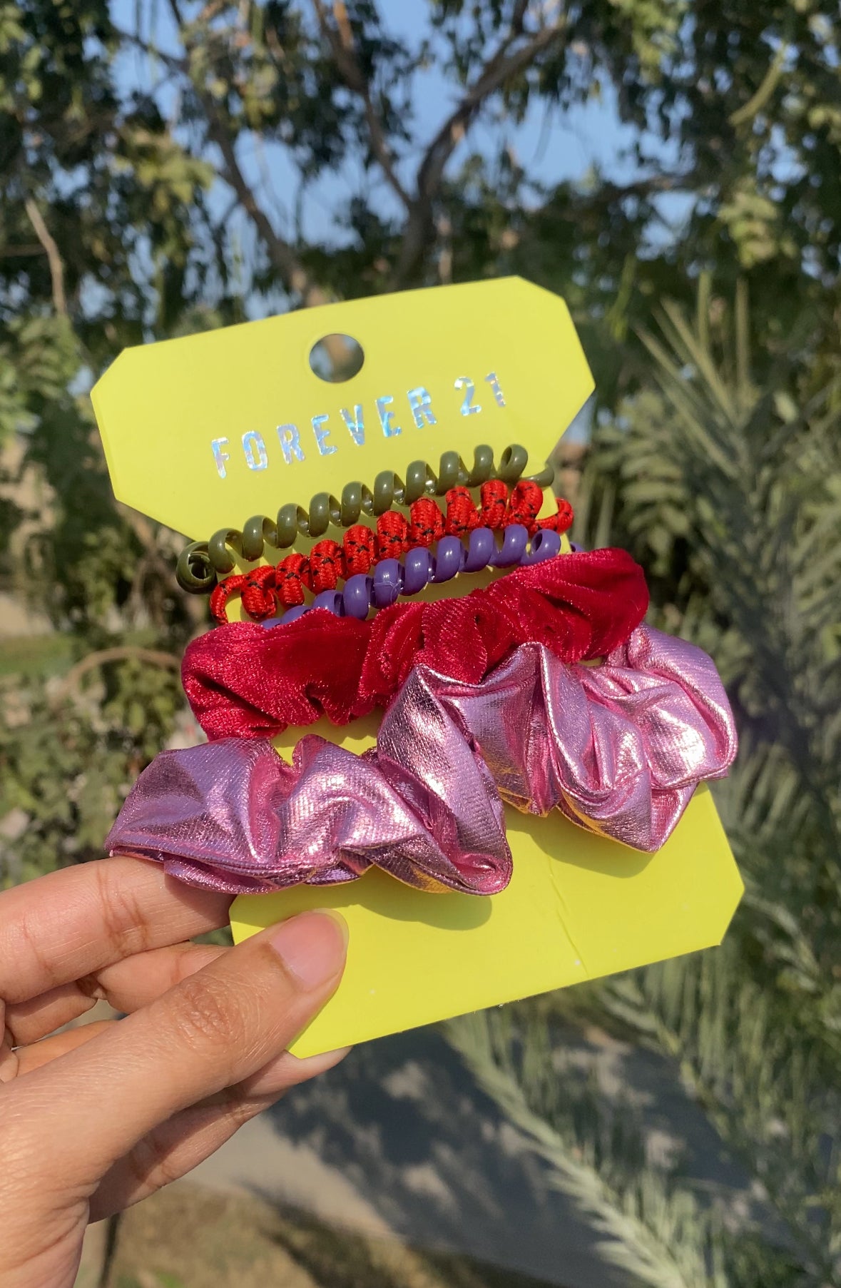 A336 FOREVER 21 SCRUNCHIE SET