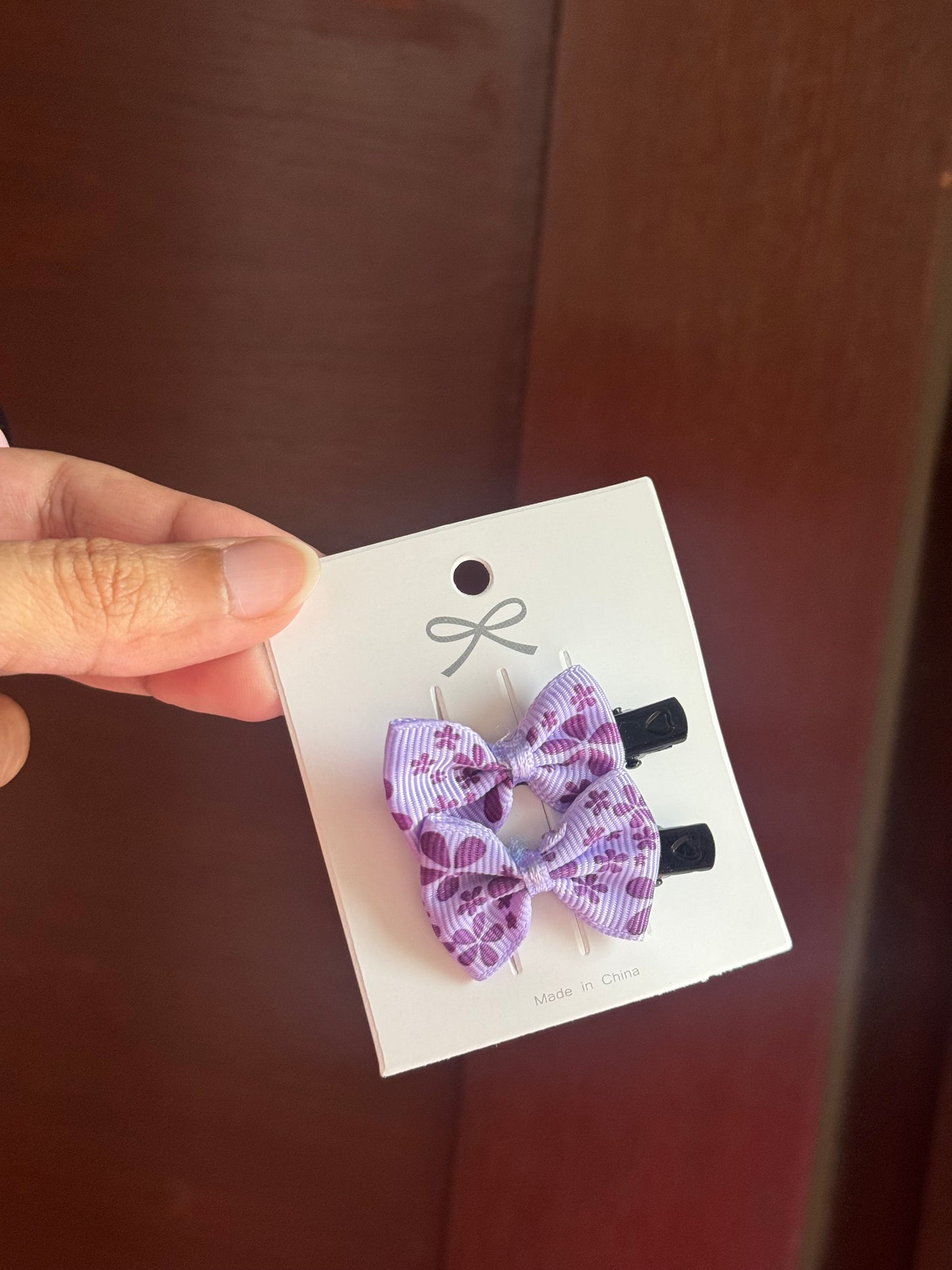 D116 MINI HAIR BOW SET