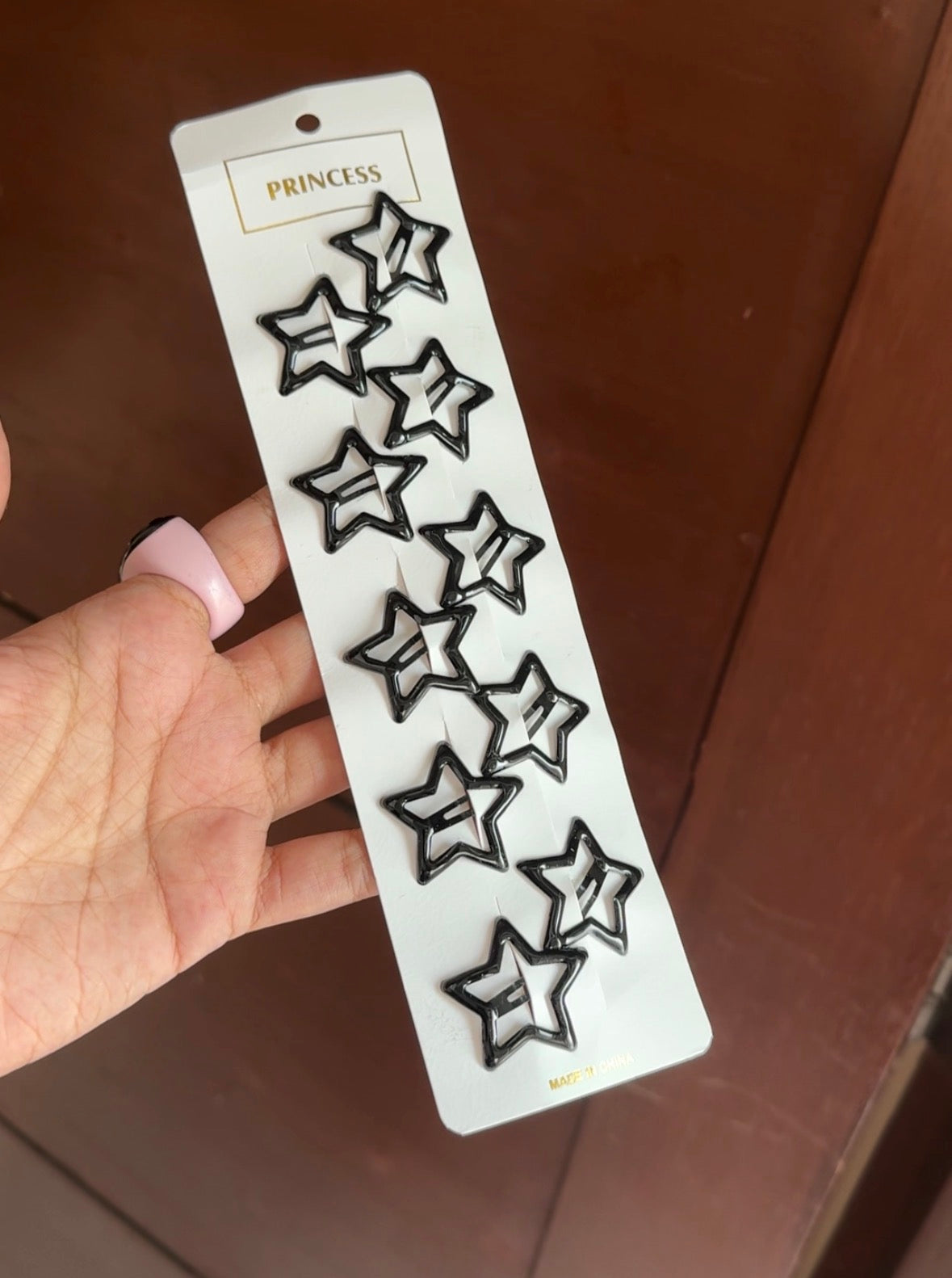 E207 STAR HAIR CLIP SET