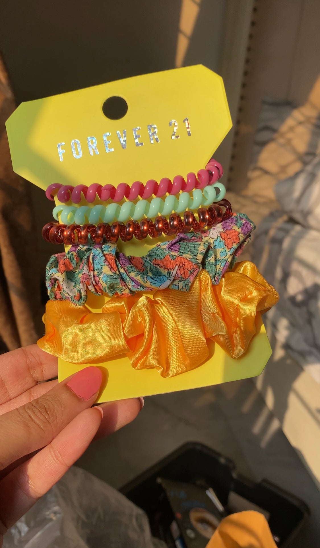 A89 FOREVER 2 1 ORIGINAL HAIR TIE / SCRUNCHIE SET