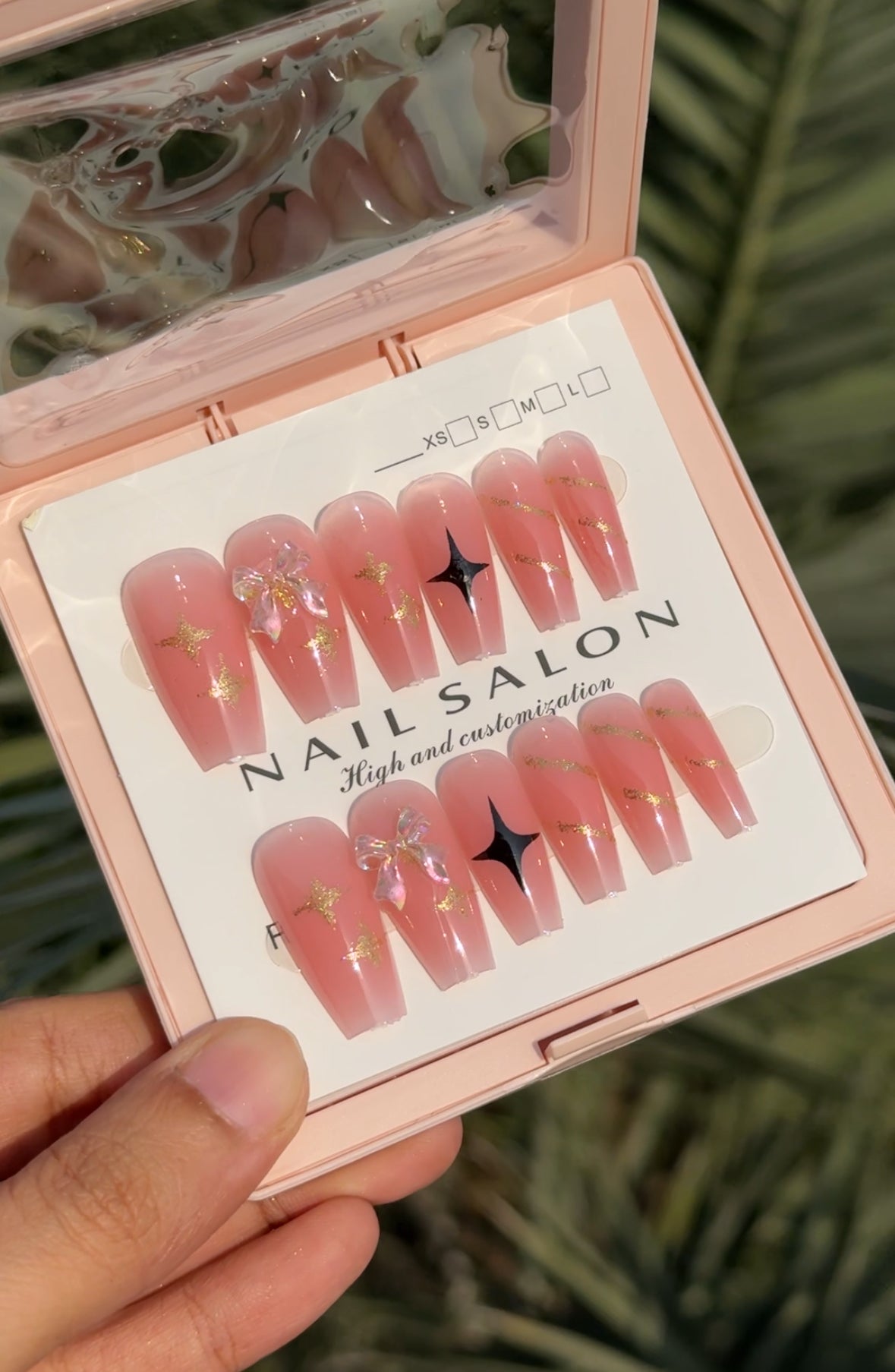 B2 FANCY ACRYLIC REUSABLE NAIL SET WITH NAIL KIT