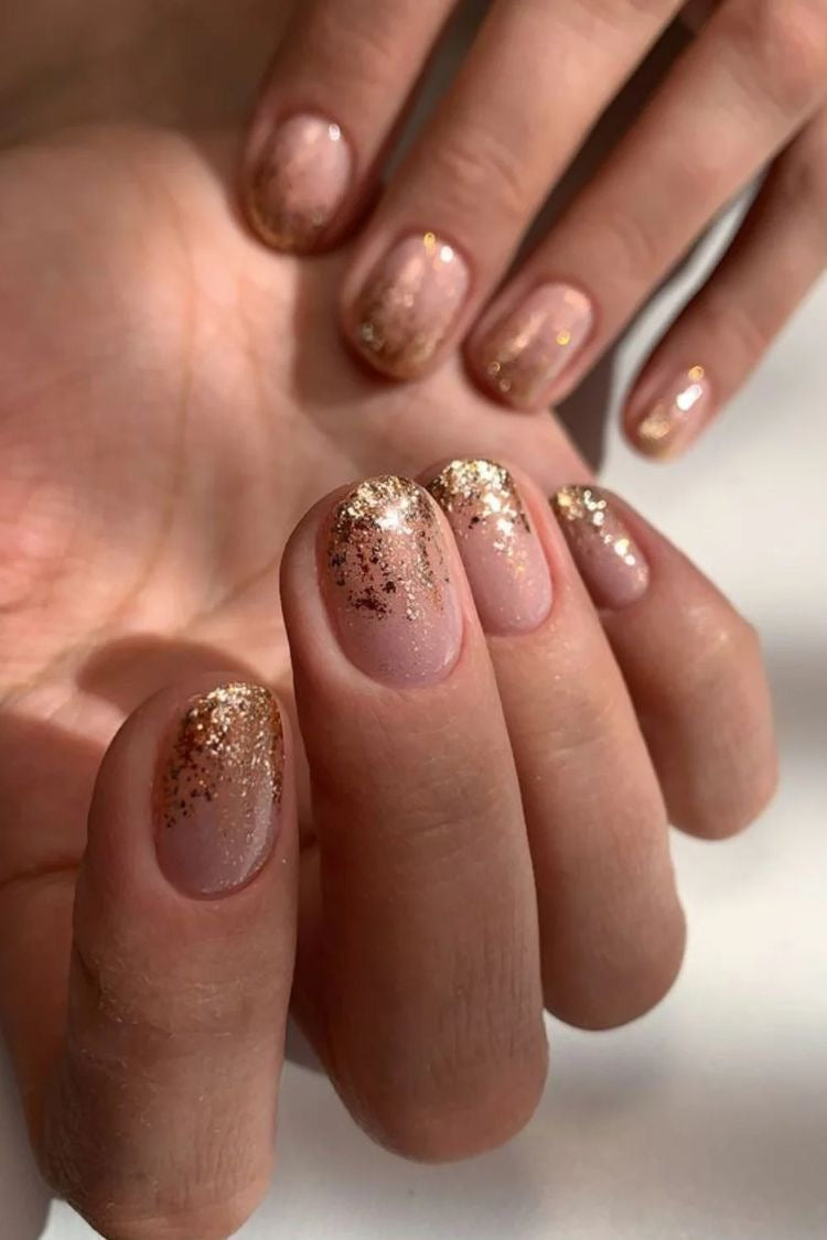 KOREAN GOLDEN GLITTER NAIL COLOR