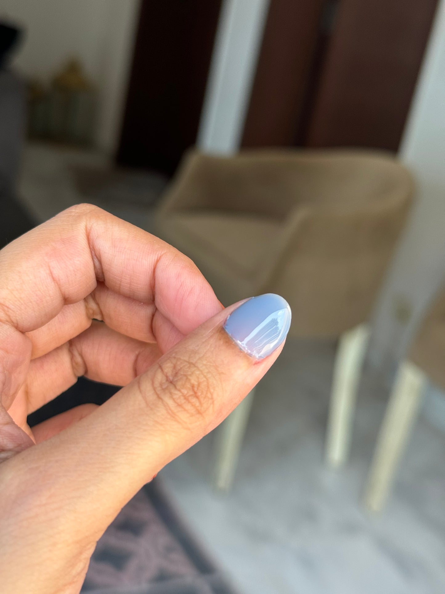 LIGHT BLUE KOREAN NAIL COLOR