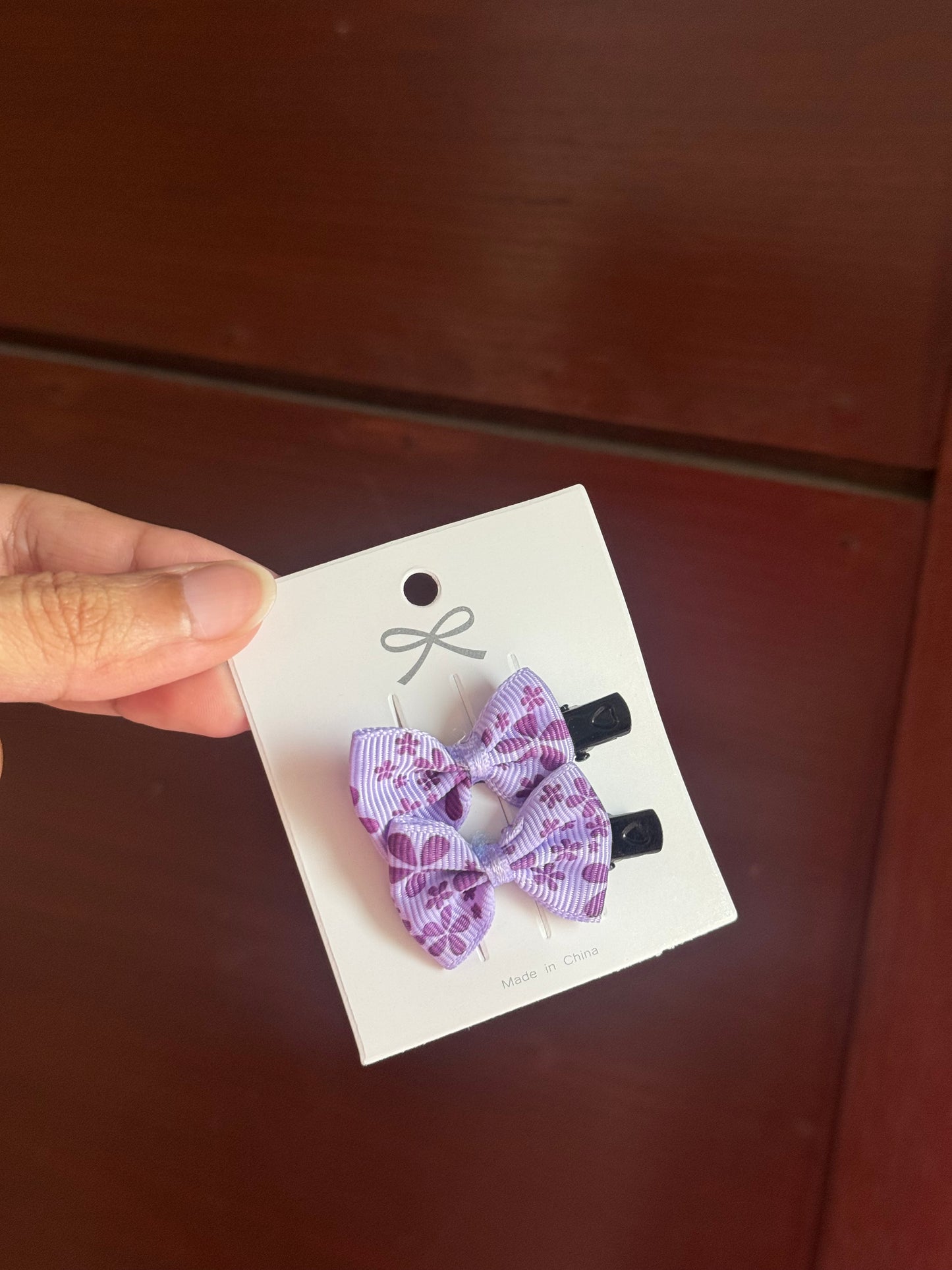 D116 MINI HAIR BOW SET