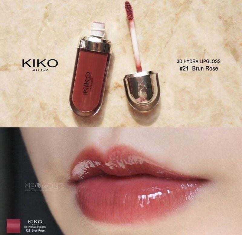 21 KIKO MILANO LIP GLOSS IN BURNT ORANGE SHADE