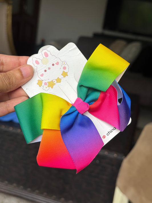 H8 RAINBOW KIDS HAIR BOW