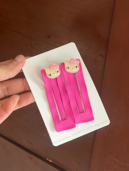 HELLO KITY HAIR PIN SET