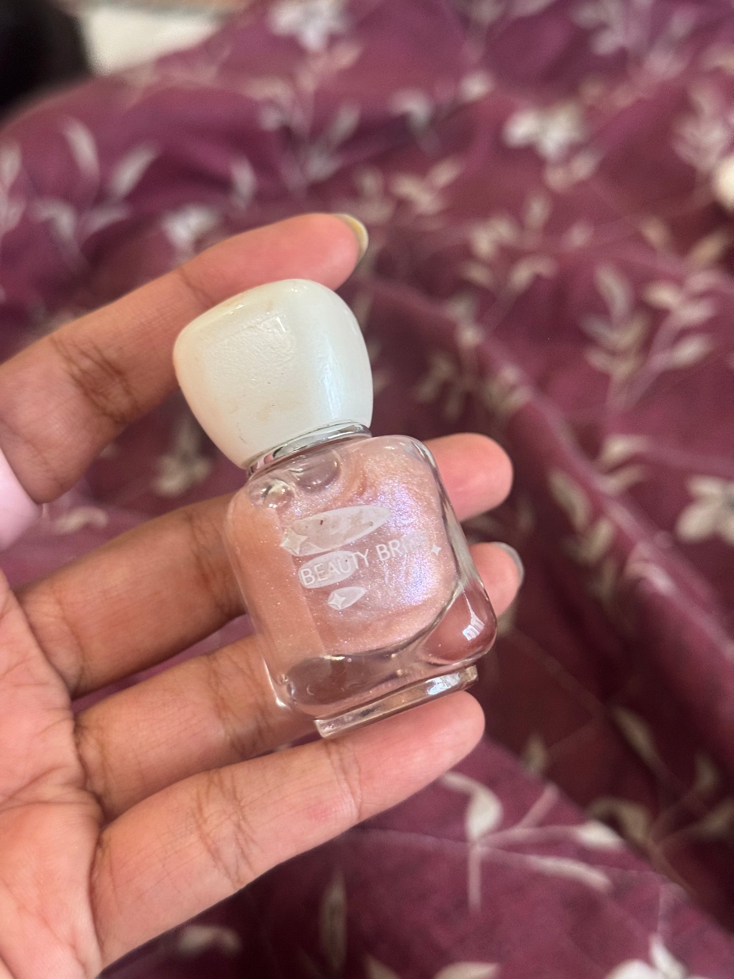 07 BEAUTY BRIEF PINK GLITTER CLEAR