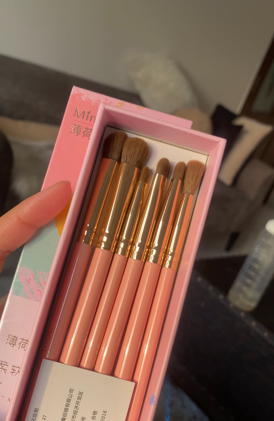 MINT BEAR EYEBRUSH SET