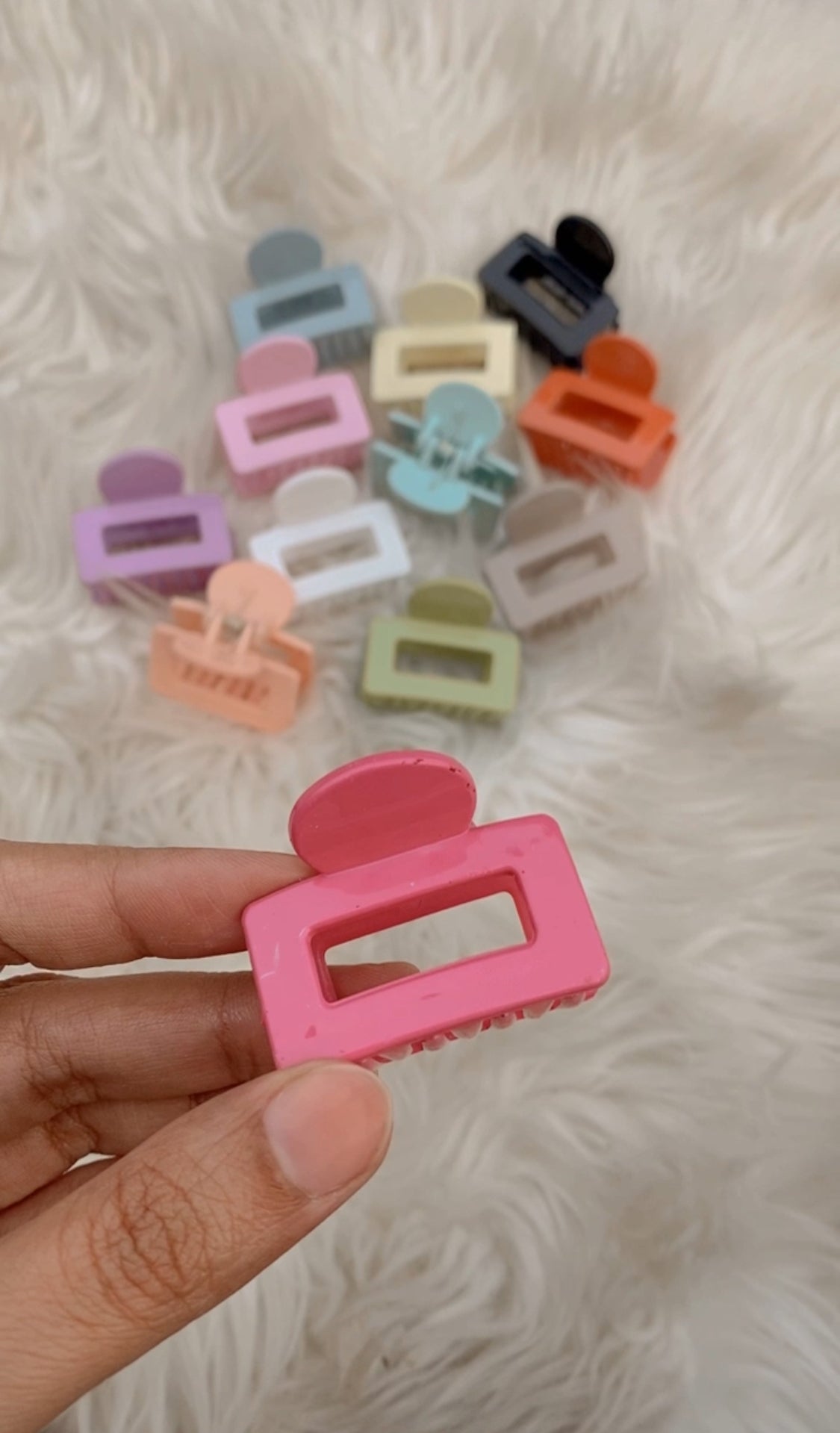 MINI RECTANGLE CLAW CLIP