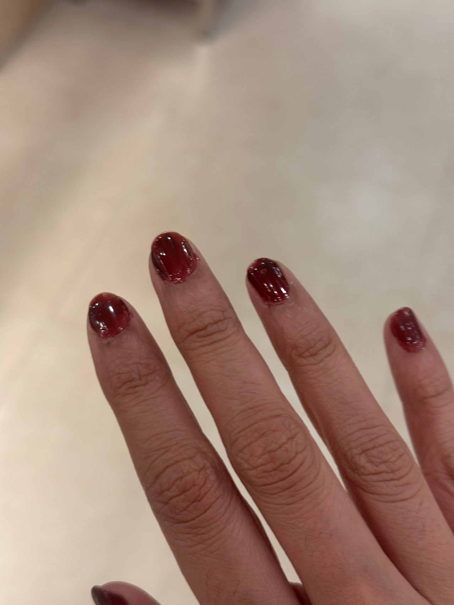 PLUM KOREAN NAIL COLOR