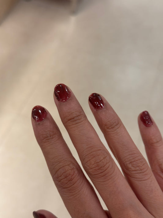 PLUM KOREAN NAIL COLOR