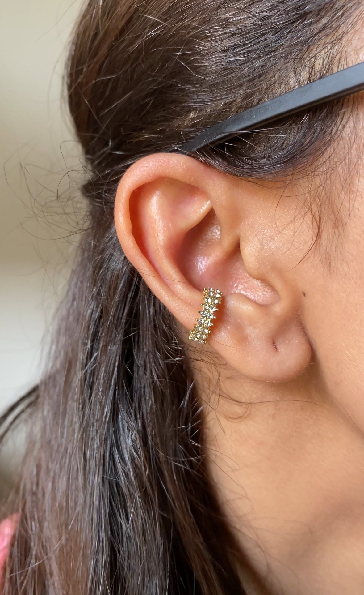 FANCY SILVER EAR CUFF