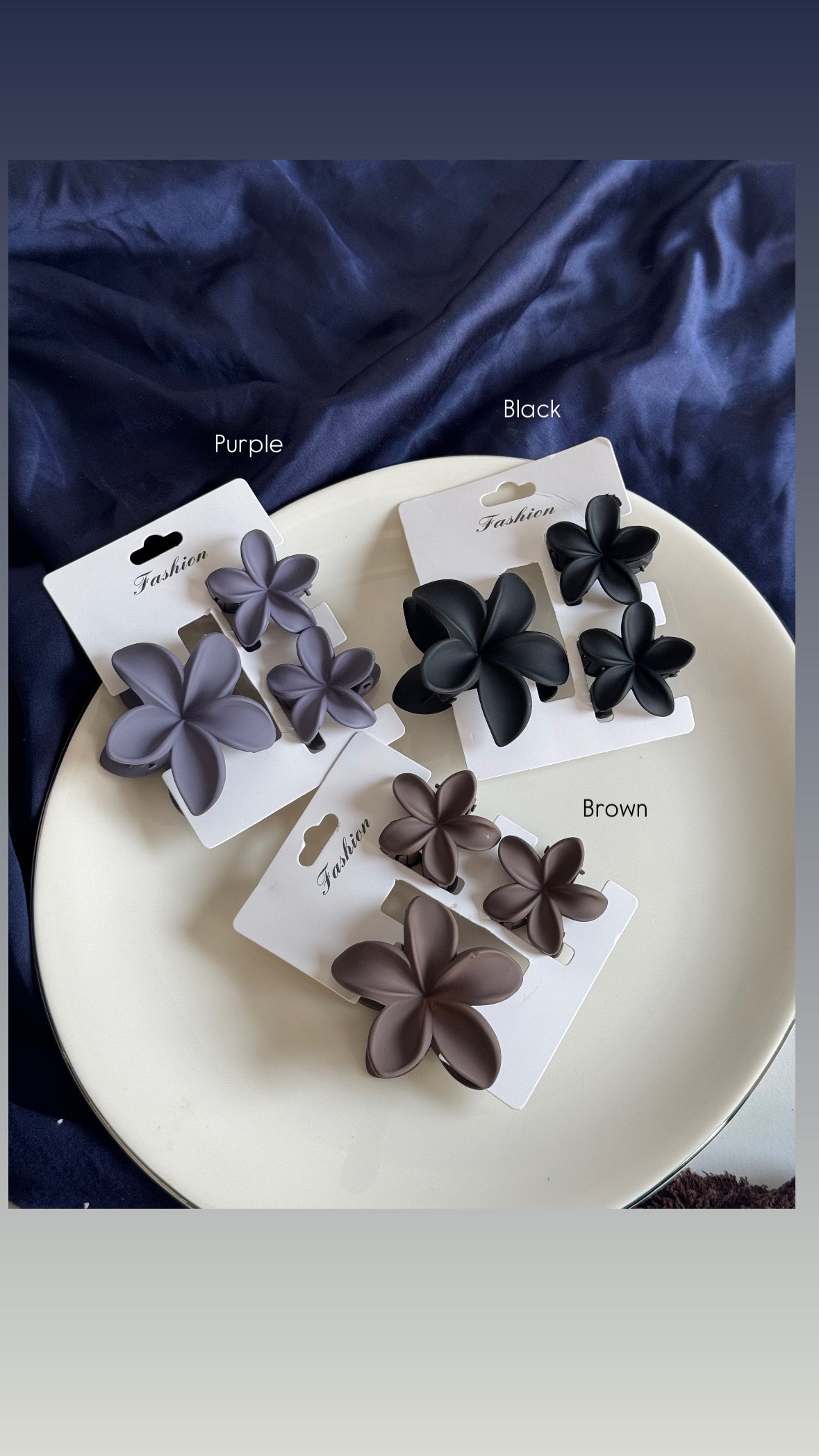 MATTE FLOWER SET