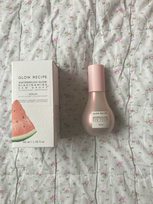 GLOW RECIPE WATERMELON GLOW NIACINAMIDE DEW DROPS ULTIMATE GLOW BRIGHTENING SERUM