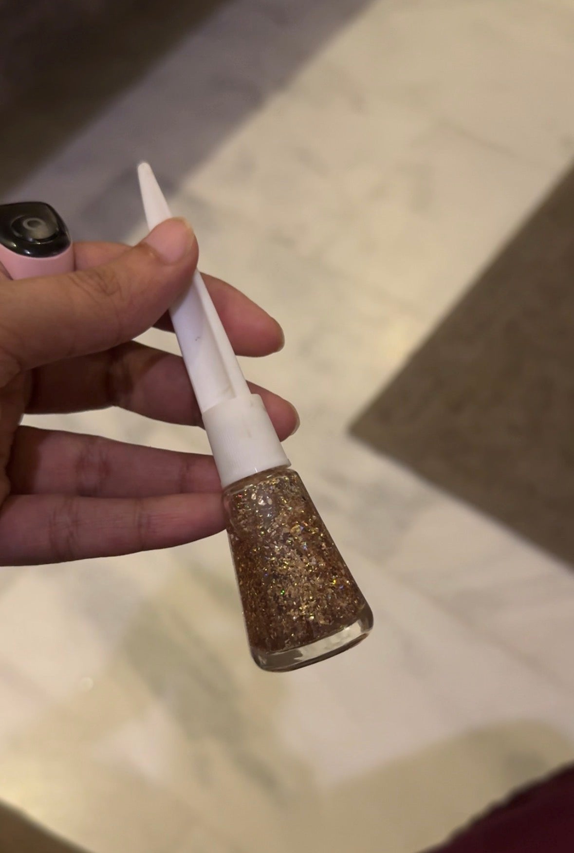 KOREAN GOLDEN GLITTER NAIL COLOR