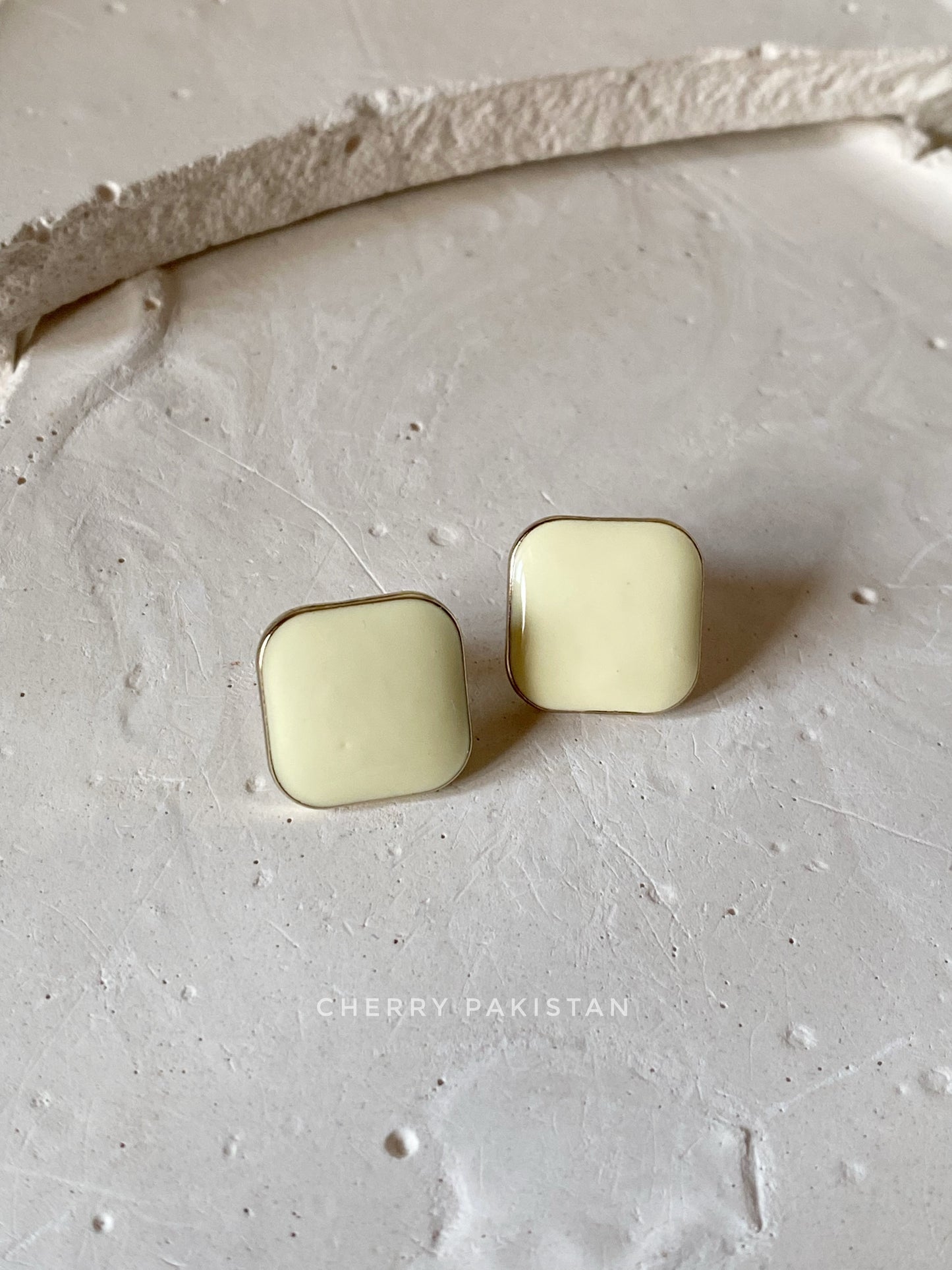 AA SQUARE EAR STUDS