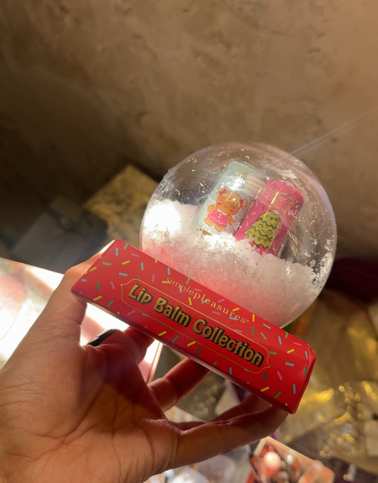 SNOW EFFECT 4 PIECES LIP BALM GIFT SET