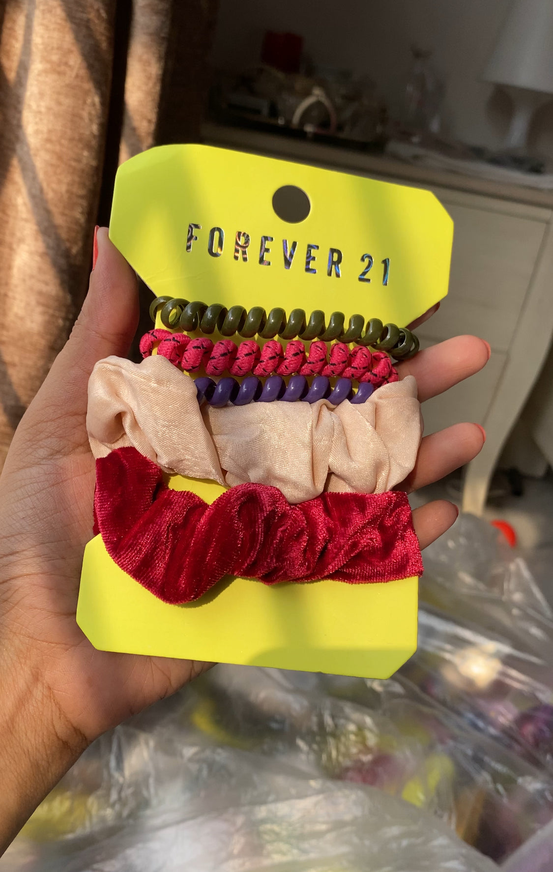 A38 FOREVER 21 SCRUNCHIE SET