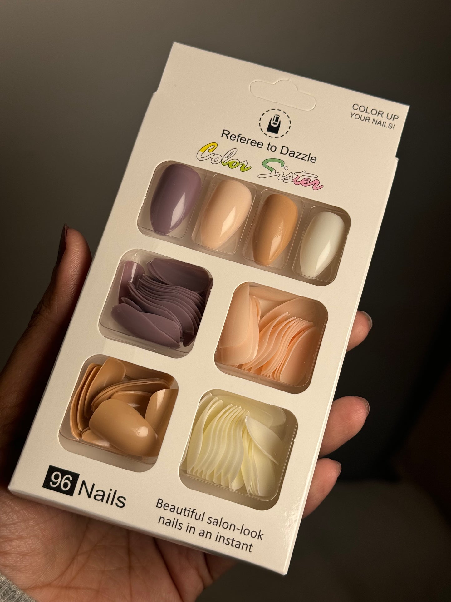 A SET OF 96 NAILS