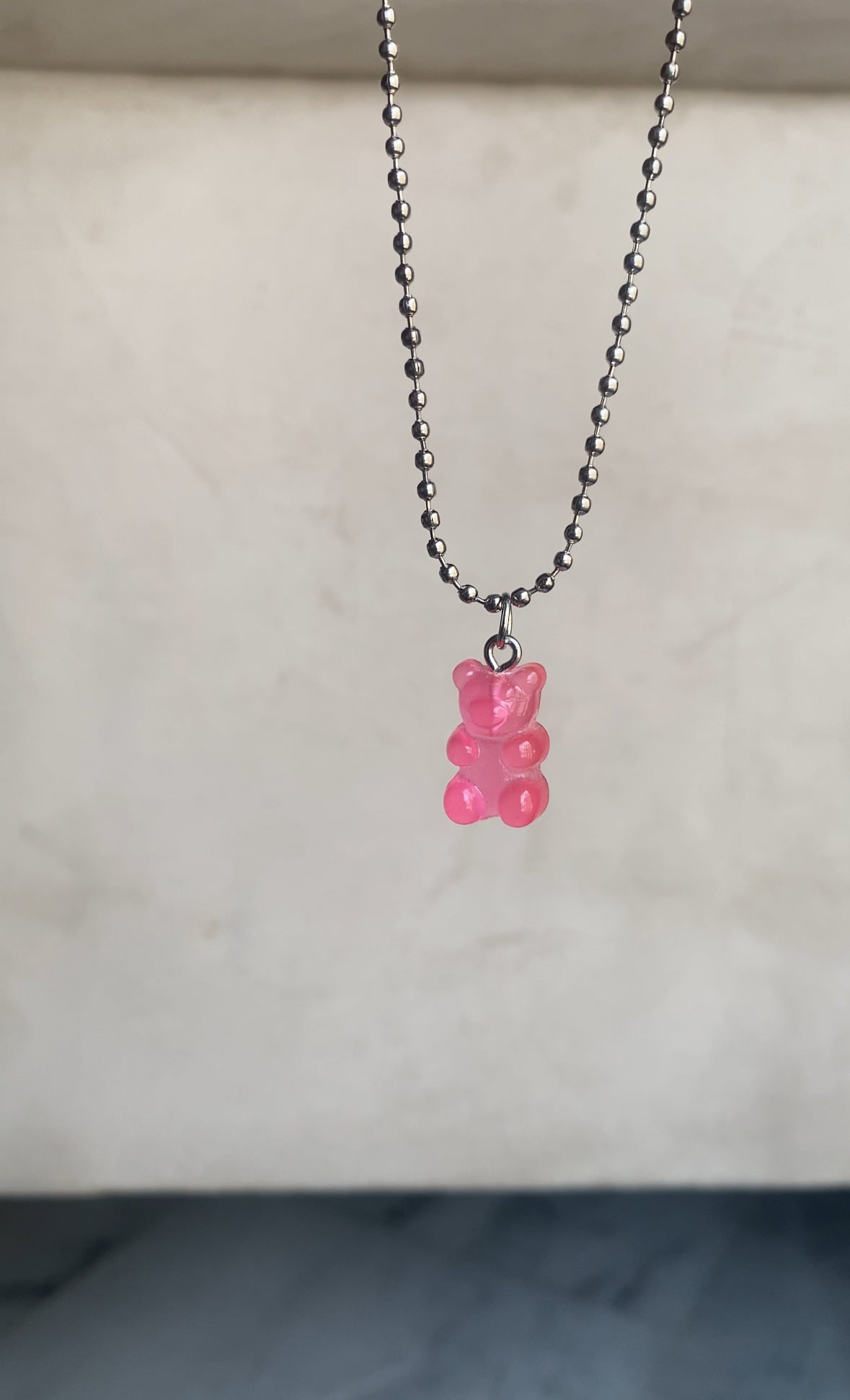 F91 PINK SHEIN BEAR PENDANT