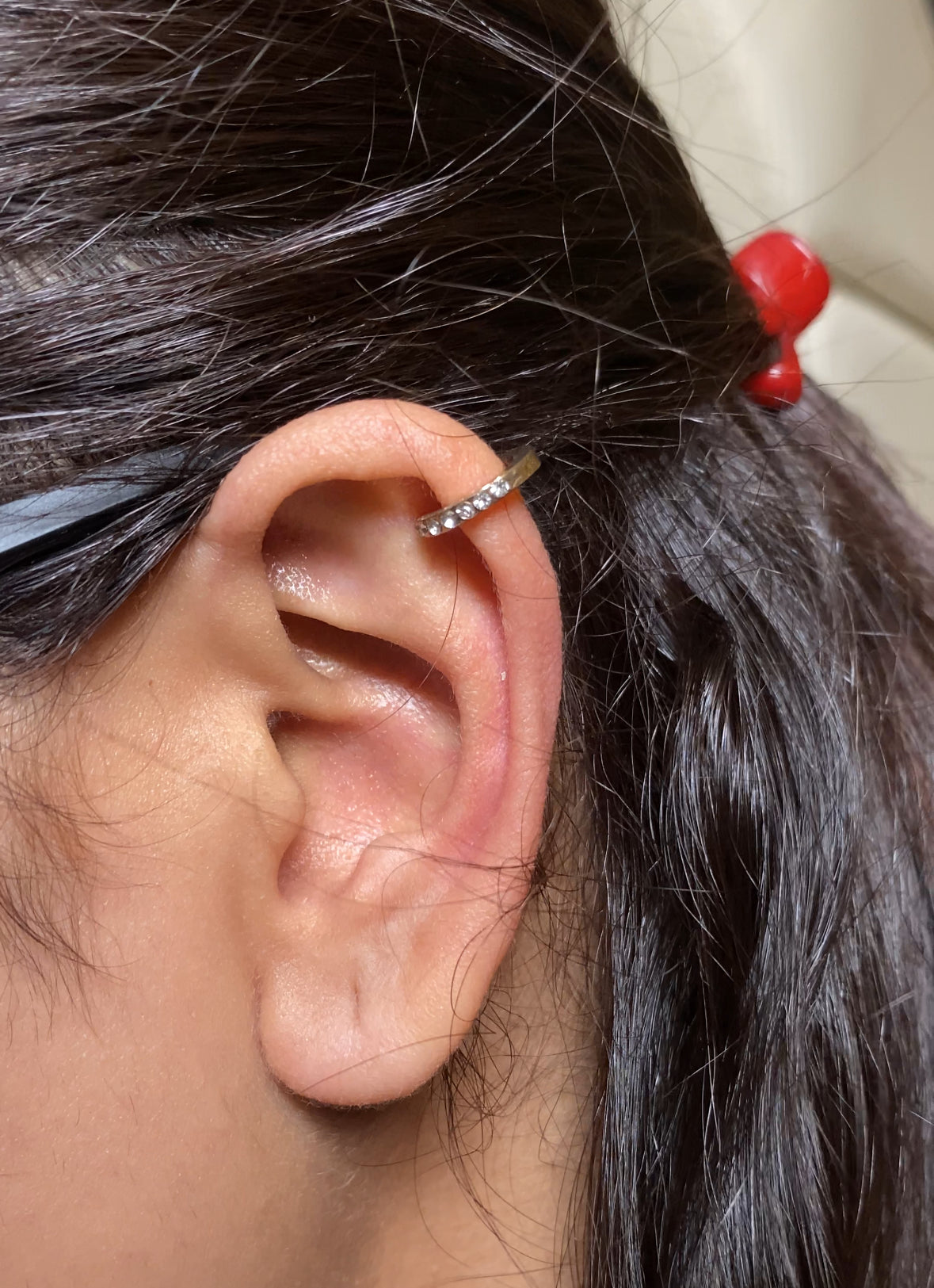 SILVER EAR CUFF