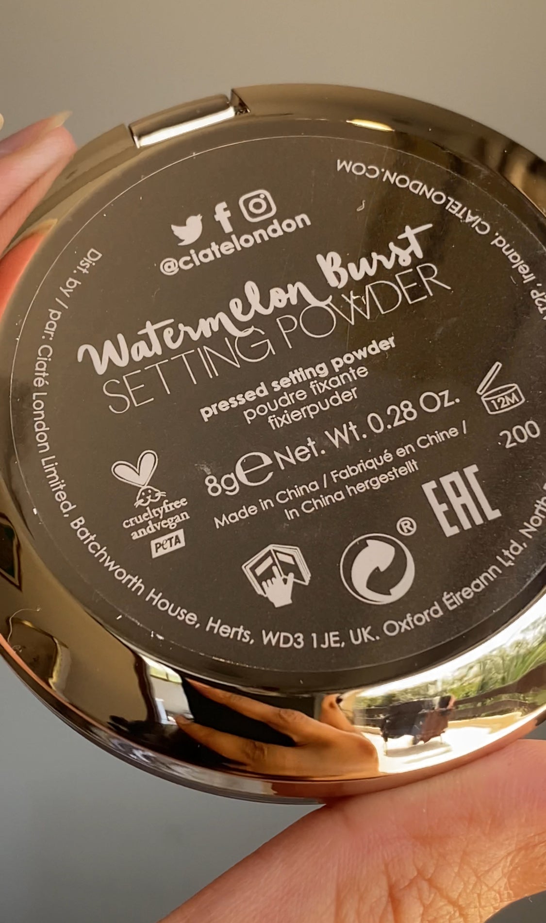 WATERMELON BURST CIATE LONDON SETTING POWDER