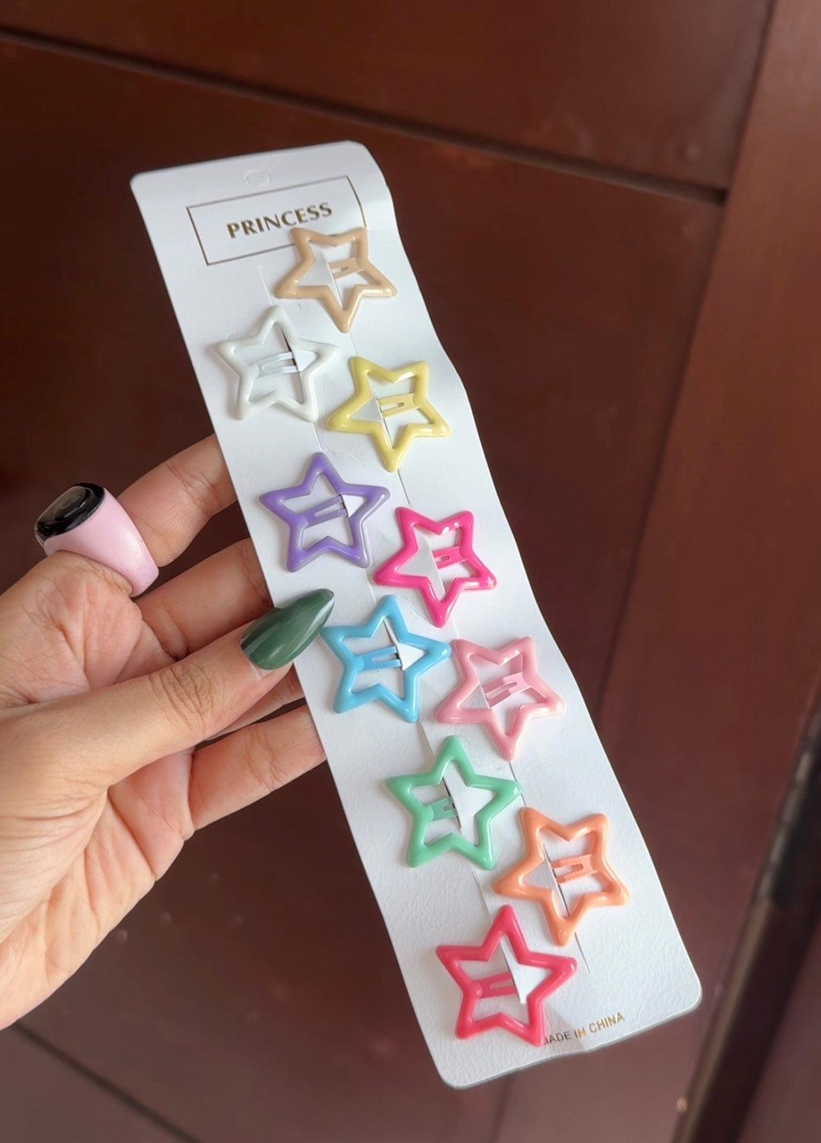 E206 STAR HAIR CLIP SET