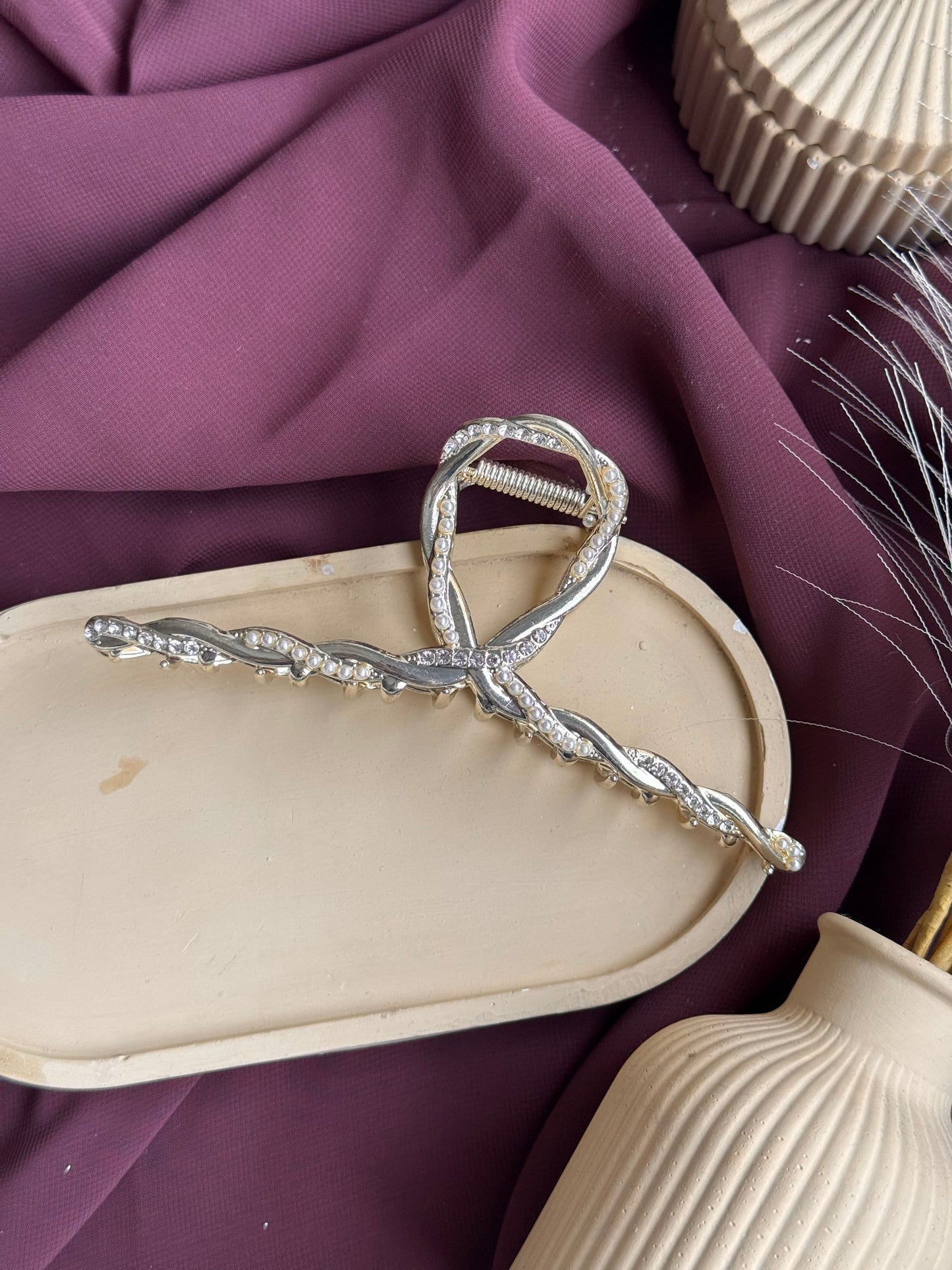A34 METAL FANCY HAIR CLAW