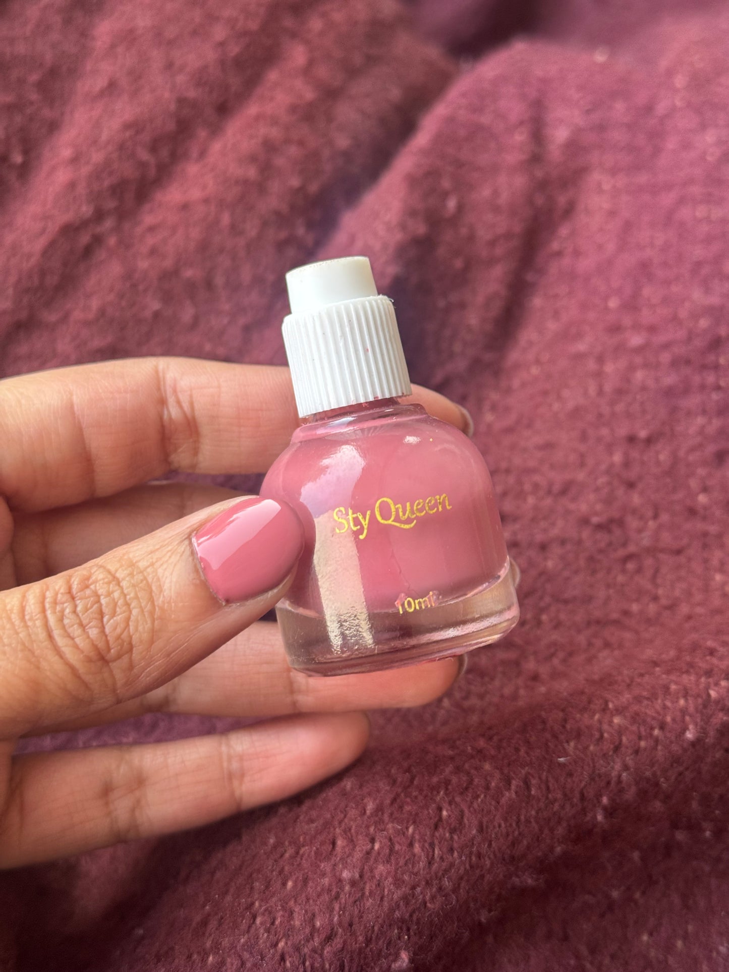 SKY QUEEN PRETTY PINK PEEL OFF NAIL COLOR