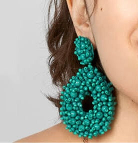 E45 BEADED EARRINGS