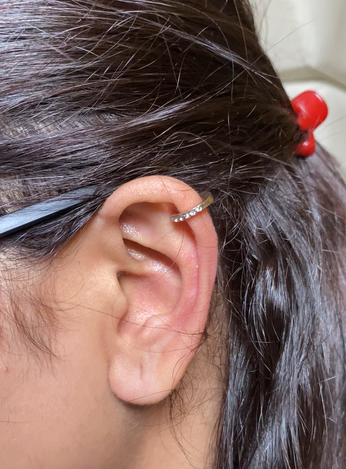 SILVER EAR CUFF