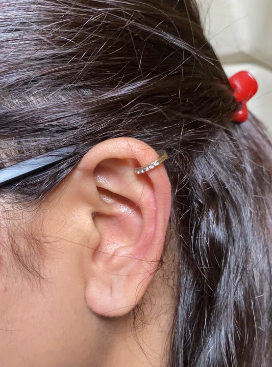 SILVER EAR CUFF